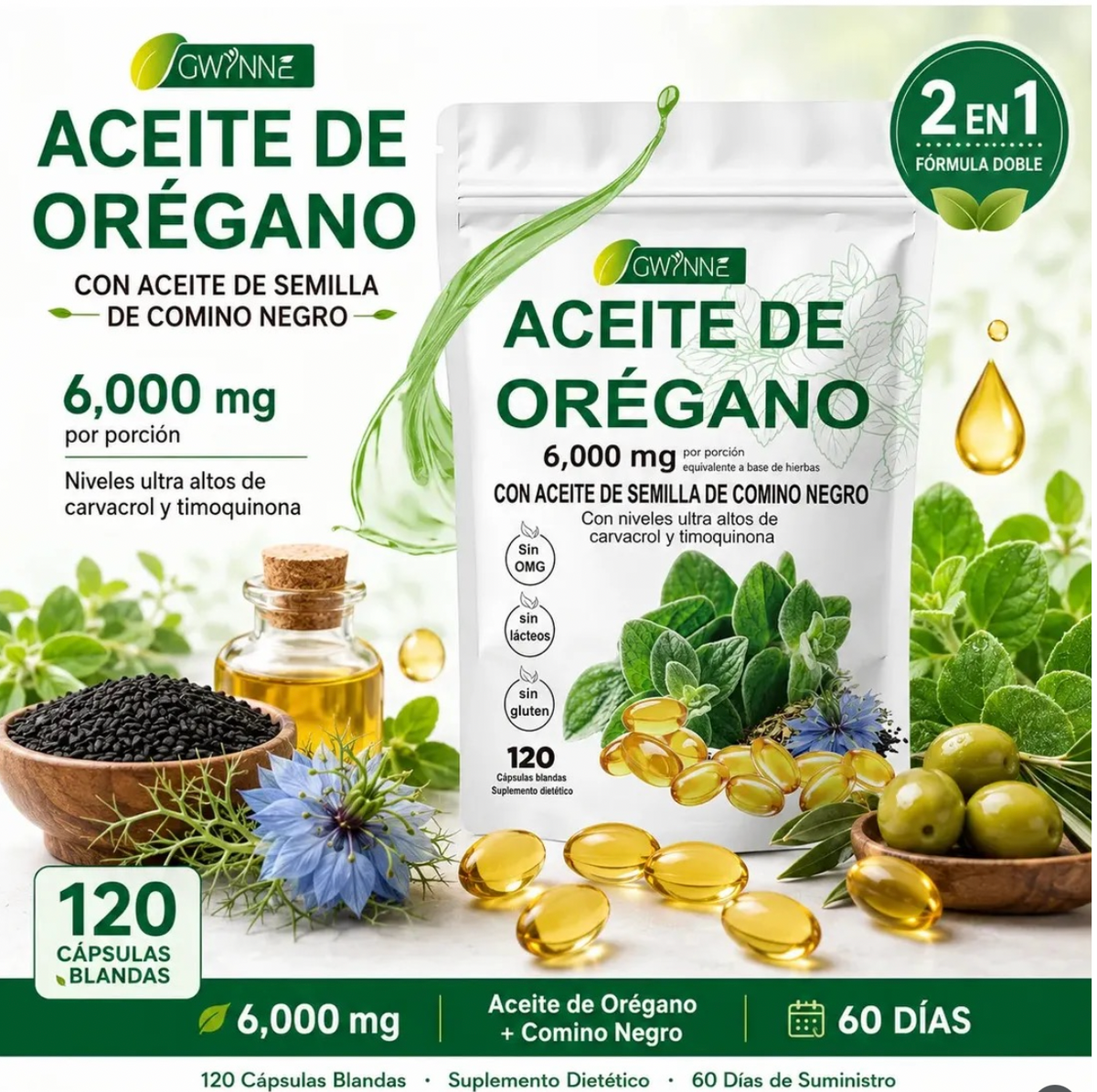 ACEITE DE ORÉGANO 90 CP
