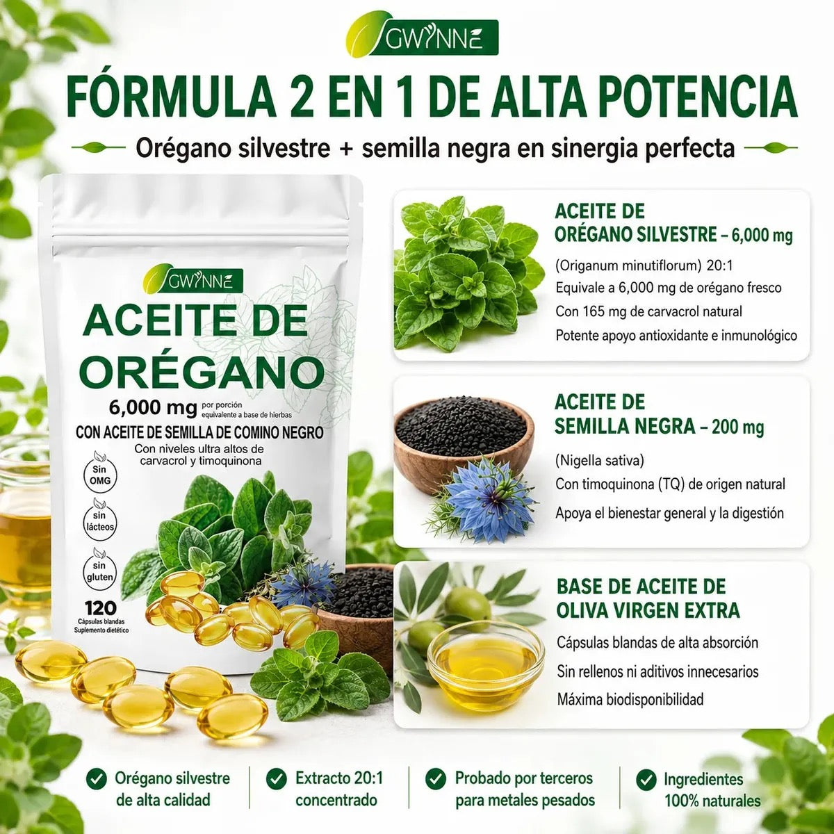 ACEITE DE ORÉGANO 90 CP
