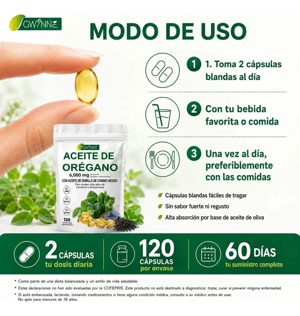 ACEITE DE ORÉGANO 90 CP