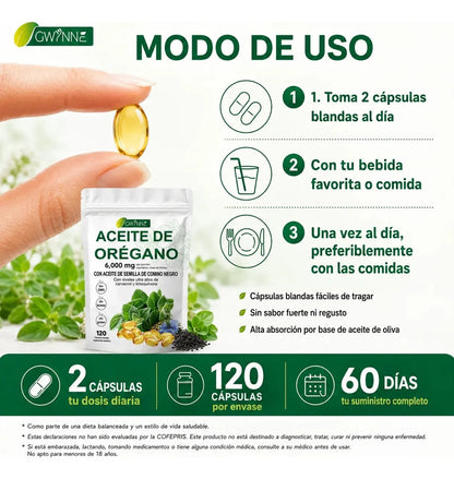 ACEITE DE ORÉGANO 90 CP