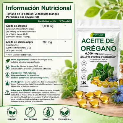 ACEITE DE ORÉGANO 90 CP